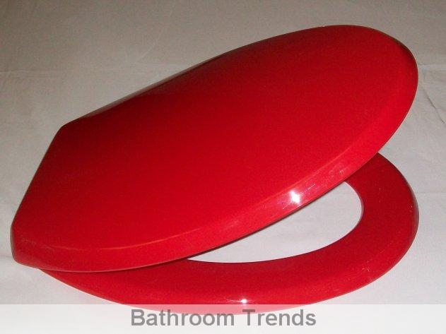 Buxton red toilet seat