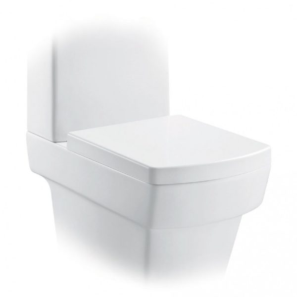 Bloque white toilet seat