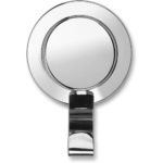 chrome plated robe hook with large circle wall attachment for fixing purposes