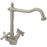 French Classic Pewter sink mixer