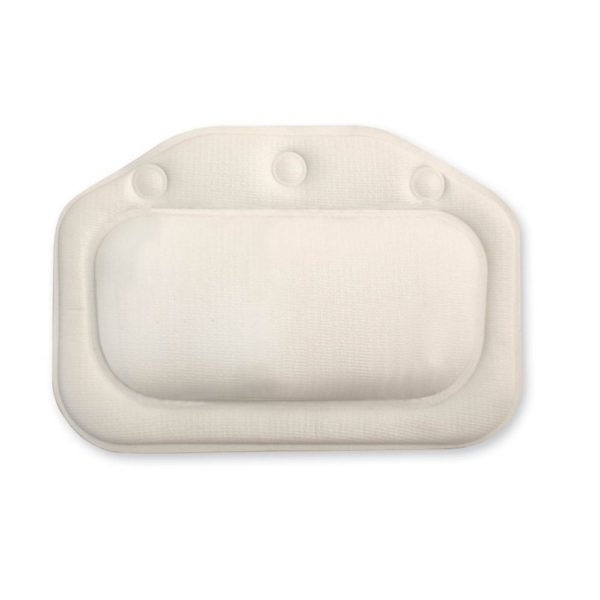 padded white bath cushion