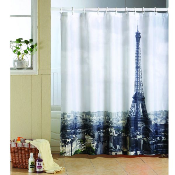 Paris shower curtain