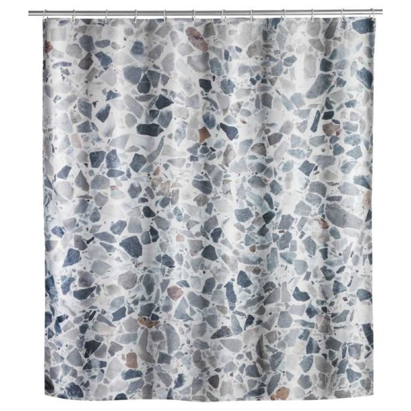 Terrazzo shower curtain