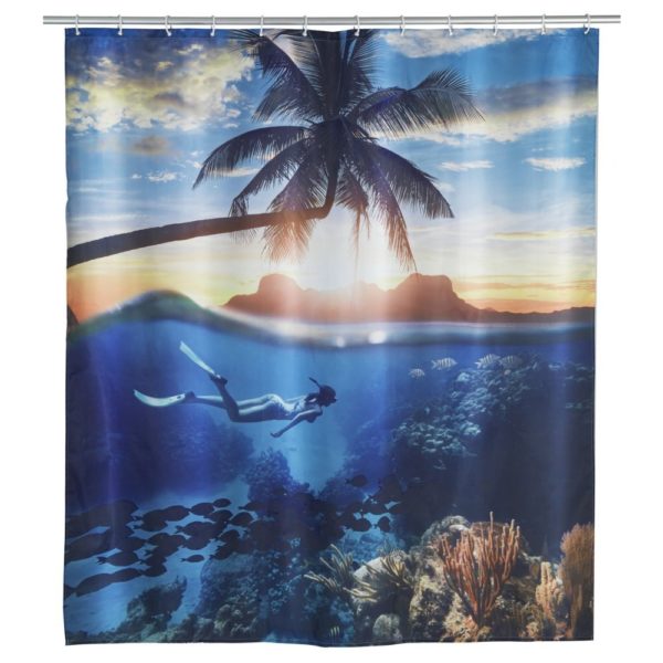 Wenko Underwater shower curtain