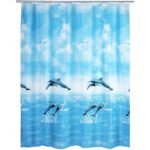 Dolphin shower curtain