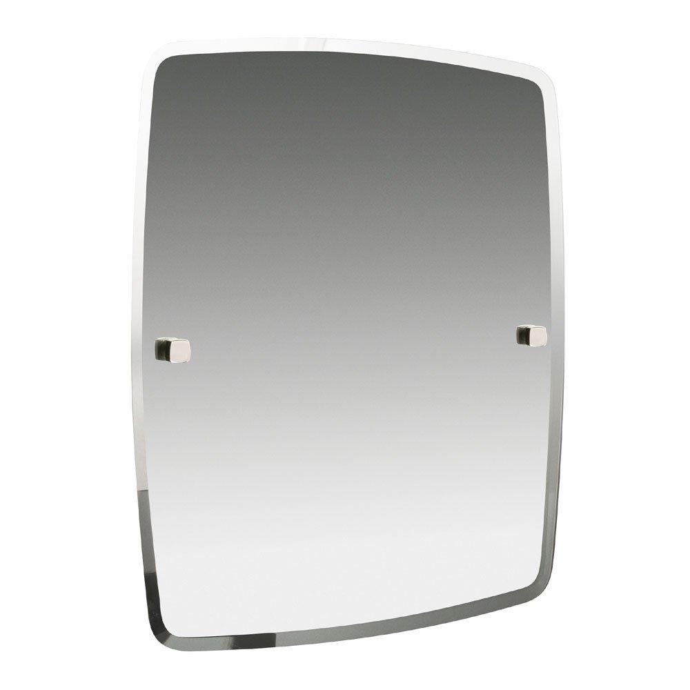 rectangular mirror with bevelled edge