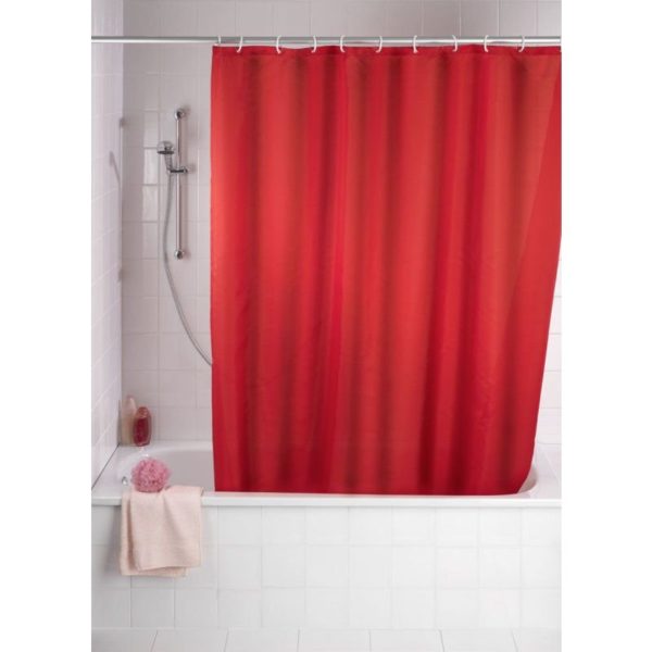 Wenko Red shower curtain