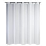 Wenko white shower curtain