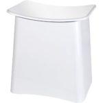 Wenko Wing white laundry stool