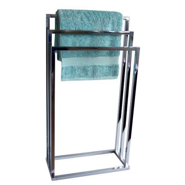 Chrome 3 tier towel stand