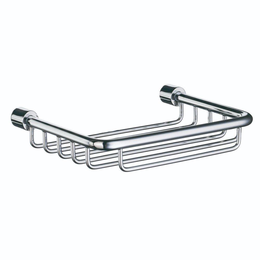 chrome wire wall mounted soap basket