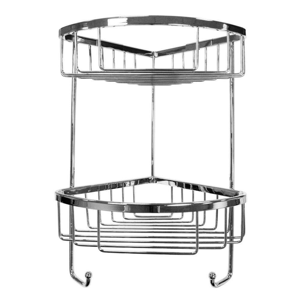 Roman Double Corner Shower Basket