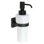 Smedbo House Black Porcelain Soap Dispenser RB369P
