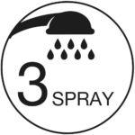 3 Spray Patterns