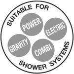 suitable for Power, Gravity, Electric and Combi Shower Systems