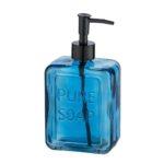 Wenko Pure Blue Glass Soap Dispenser 24712100