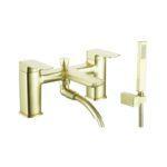 Carmani bath shower mixer brushed brass