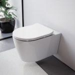 Saneux Uni Slimline White Soft Close Quick Release Toilet Seat 66102W