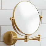 Miller Classic Extending Wall Mirror, Brushed Brass 8781mp1